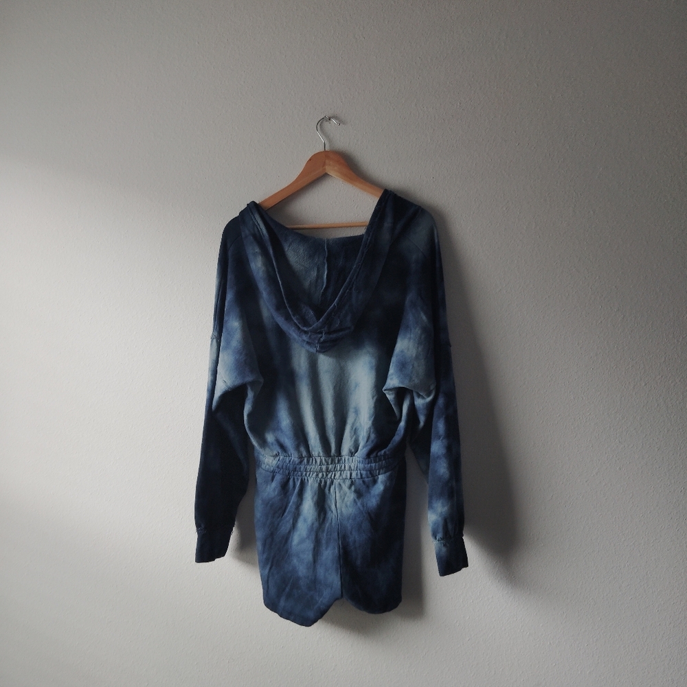 Free People Movement Blue Tye Dye Romper - Picture 3 of 6